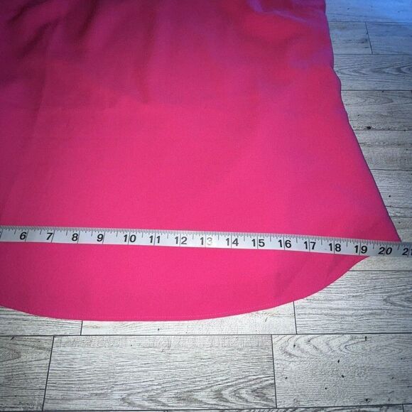 J. Crew Scallop Trim Blouse Women’s Sz 6 Adjustable Tank Hot Pink BarbieCore - Picture 8 of 9